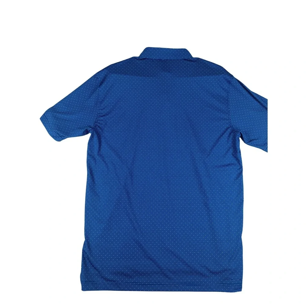 Turtleson Mens‎ M Blue Micro Dot Performance Polo 2022 U.S. Amateur Championship